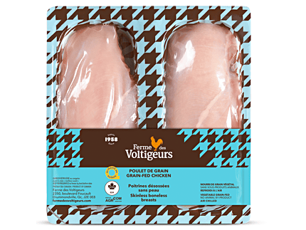 BONELESS SKINLESS CHICKEN BREAST/ POITRINES DÉSOSSÉES (450G)