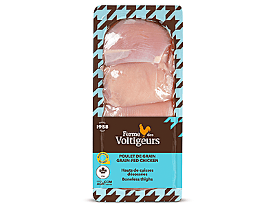 BONELESS CHICKEN THIGH/ HAUTS DE CUISSES DÉSOSSÉES (7-8/PACK) (700G)